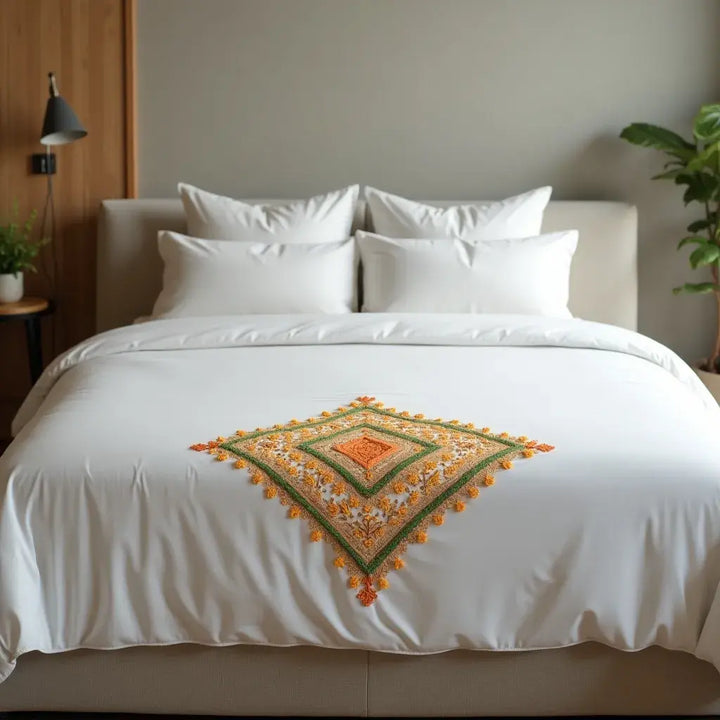 Supreme Rest bedding with authentic Ukrainian embroidery styles from the Vinnytsia and Kyiv regions.