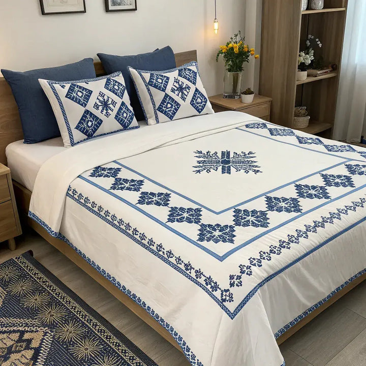 Supreme Rest sheets featuring the unique Ukrainian patterns of the Poltava and Chernihiv regions.